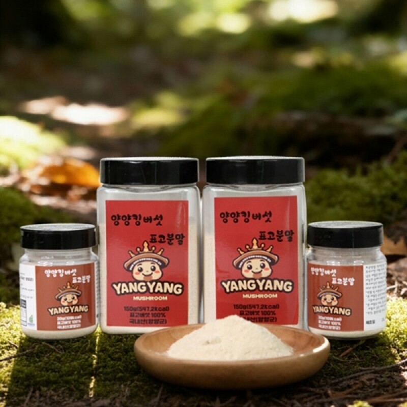 양양킹버섯,(양양킹버섯) 100% 표고분말(150g, 30g)